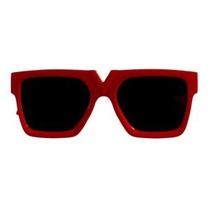 🕶️red-rimmed Gold Accented Light-Weight Luxury Shades🕶️